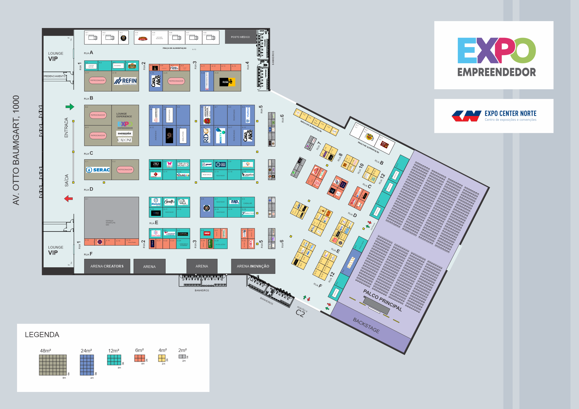 Planta da Expo Empreendedor